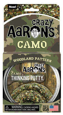 **Crazy Aarons Trendsetters Woodland Camo Thinking Putty