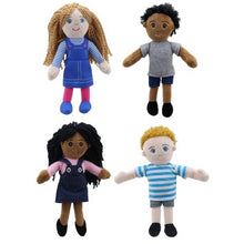Multicultural Children Finger Puppets - Pack Of 4