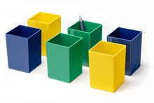 Cleverco Square Storage Desk Pots Set Of 6