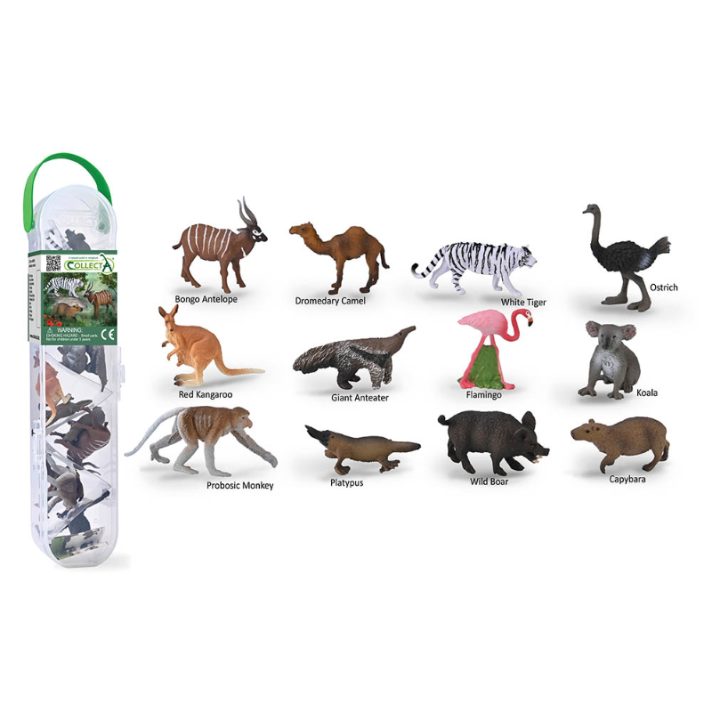 Collecta box of Mini Wild Animal 3