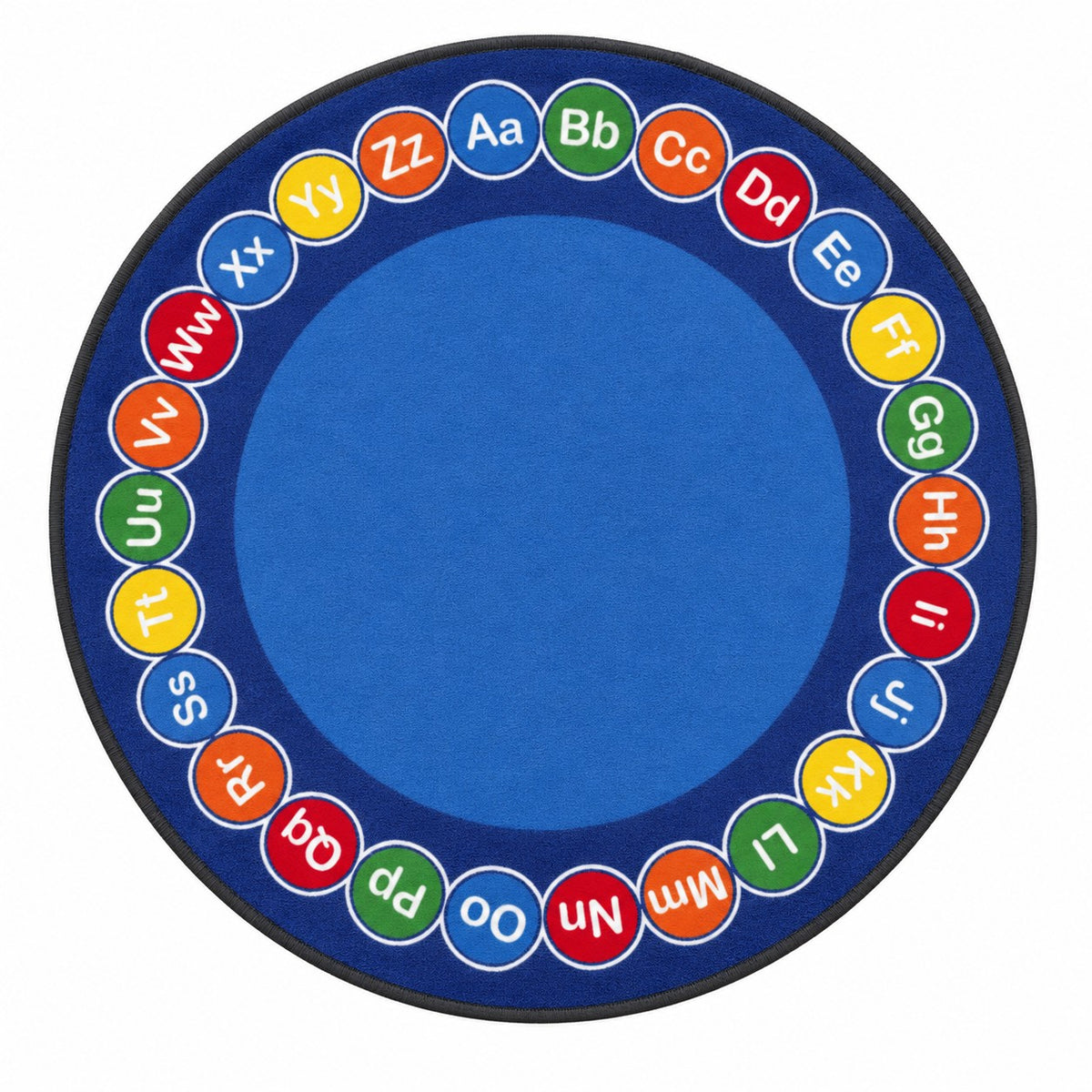 Giant Rainbow Alphabet Carpet 257x180cm