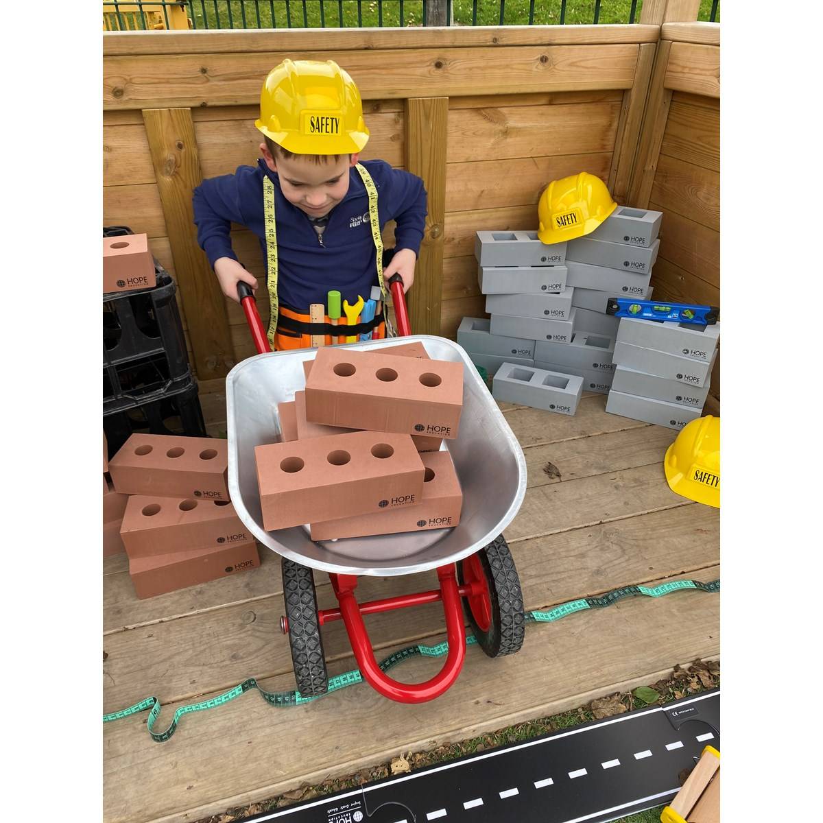 Pretend Foam House Bricks