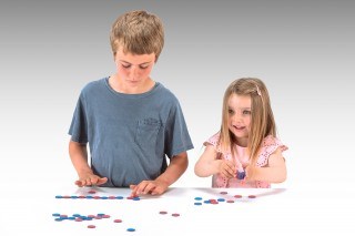 Red & Blue Counter Pack of 50