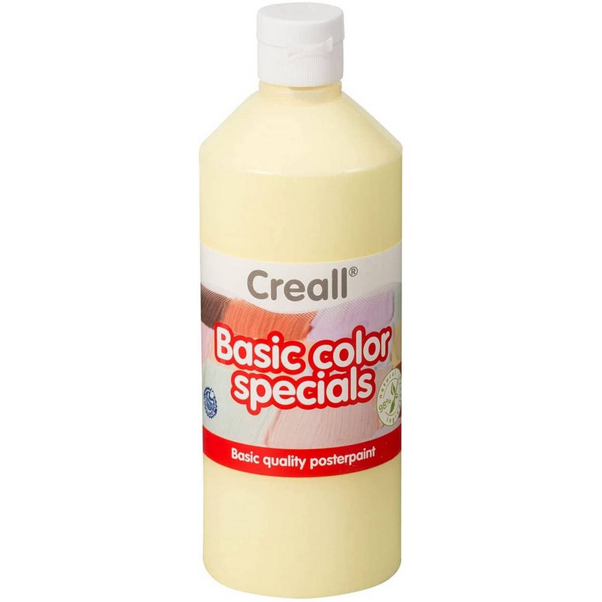 Creall 500Ml Bottle Poster Paint Pastel Yellow