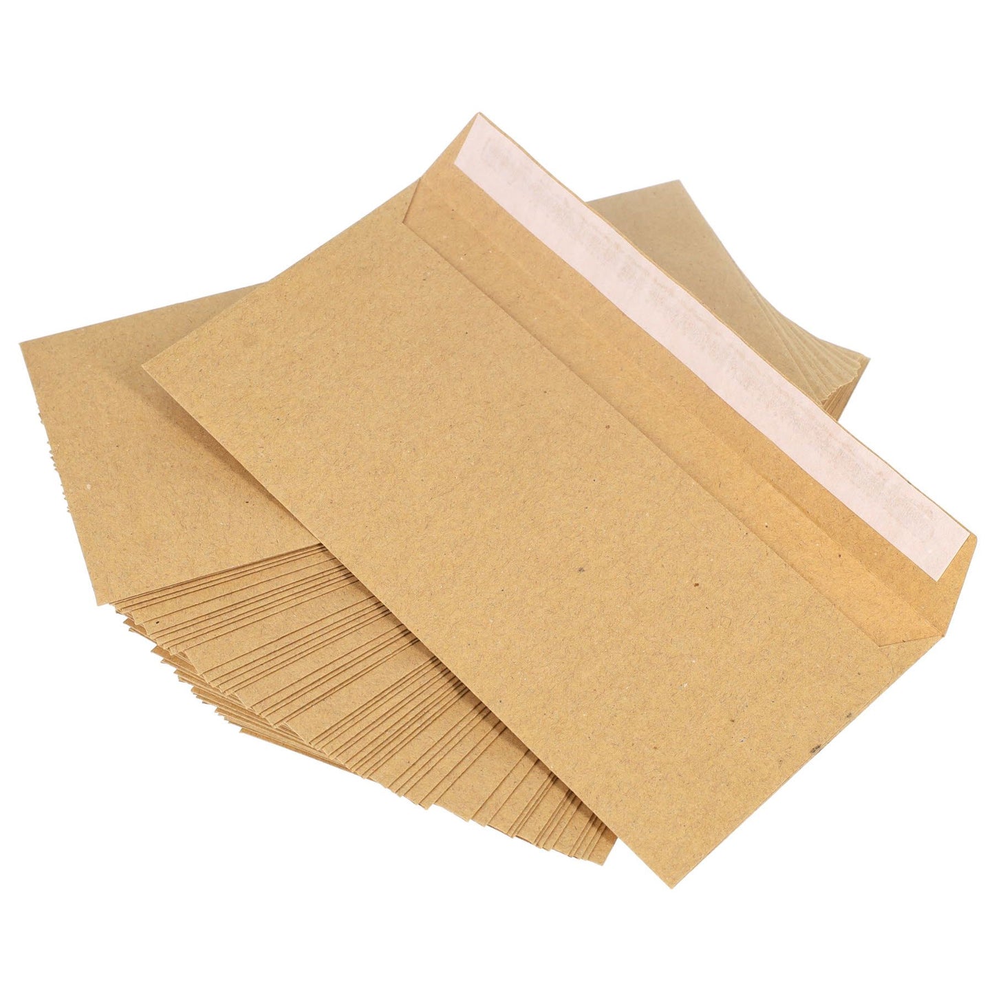 Premail Peel & Seal Dl Envelopes Pack Of 50 - Manilla