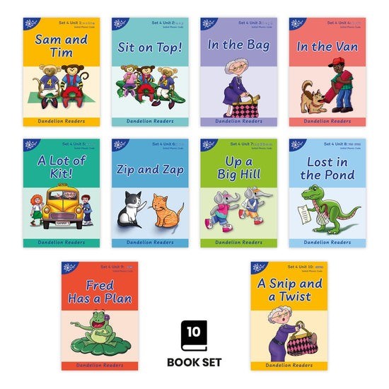 Dandelion Readers Set 4 Units 1-10