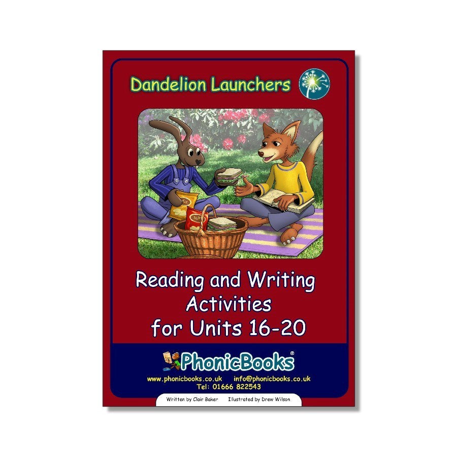 Dandelion Launchers, Reading And Writing Activities Units 16-20