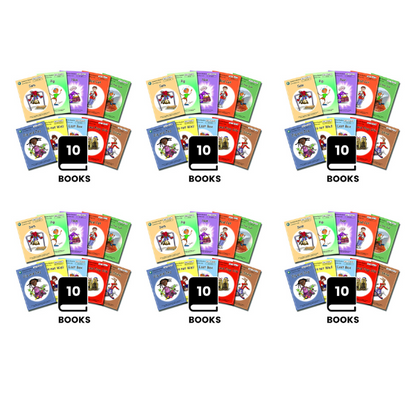 Dandelion Readers, Set 1 Units 1-10 (10 Titles) - 6 Pack