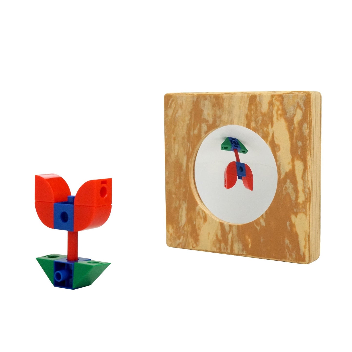 **Pony Mirror (Wood Colour) Set of 5