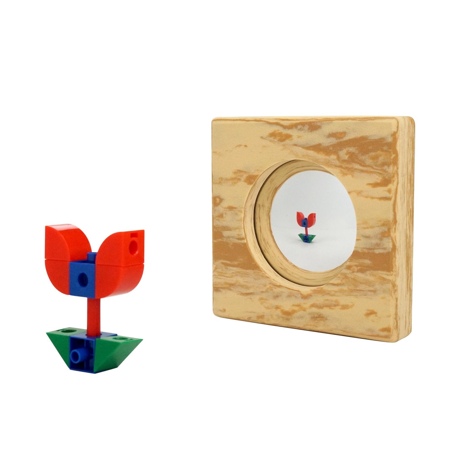 **Pony Mirror (Wood Colour) Set of 5