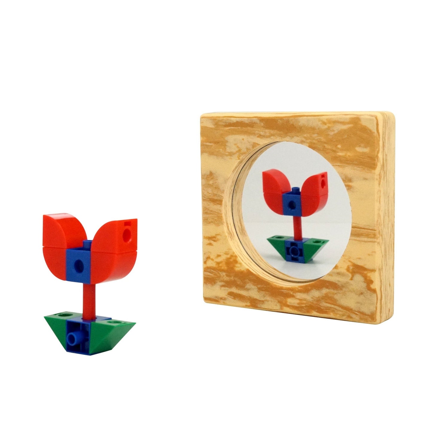 **Pony Mirror (Wood Colour) Set of 5