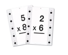 Learning Resources Hot Dots Maths Practice Cards: Multiplication (0-9)