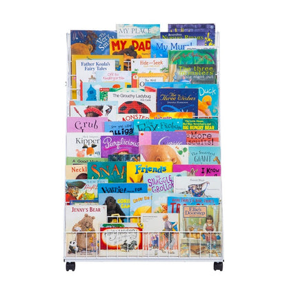 Cleverco Mobile Book Display Unit - Back To Back Stand