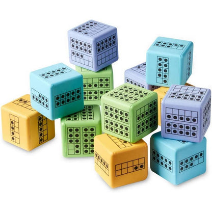 Ten-Frame Dice (Set of 12)