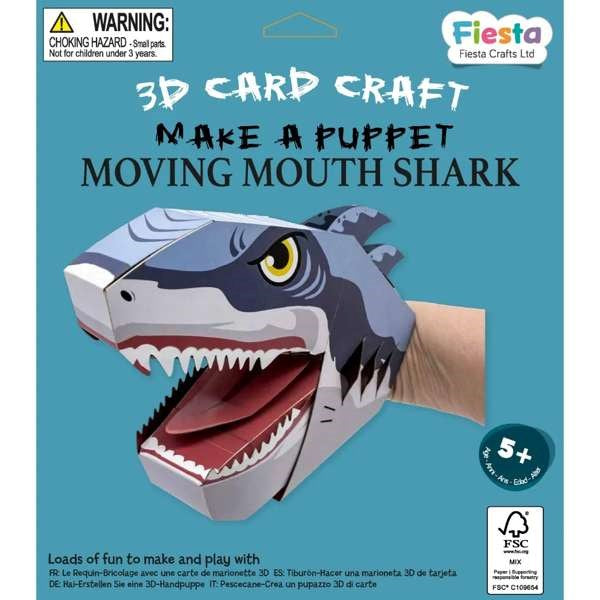 Shark Puppet Craft Kit