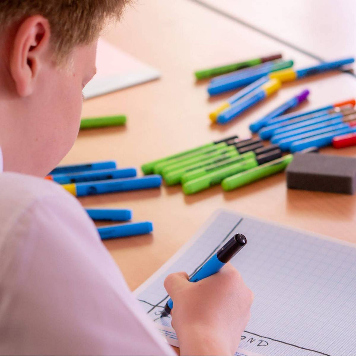 Shoe Me fine tip whiteboard markers
