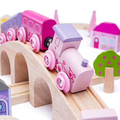Bigjigs Fairy Town Train Set