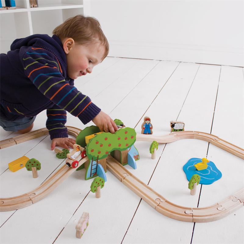 Bigjigs Farm Train Set