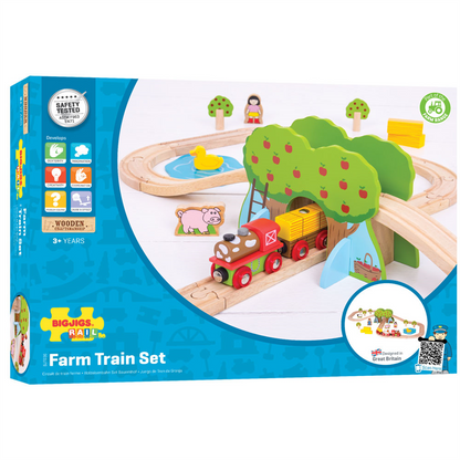 Bigjigs Farm Train Set