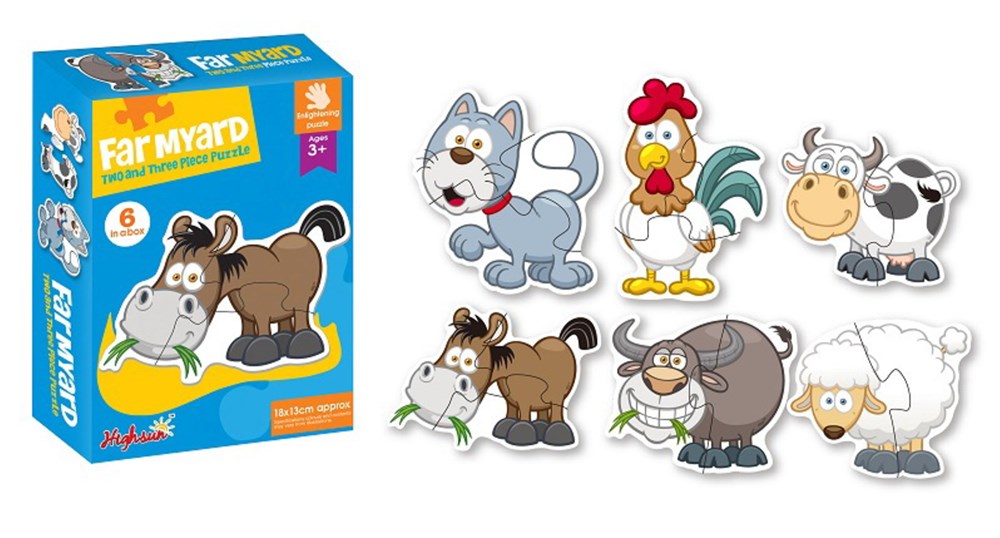 Farmyard Puzzle 6 In A Box