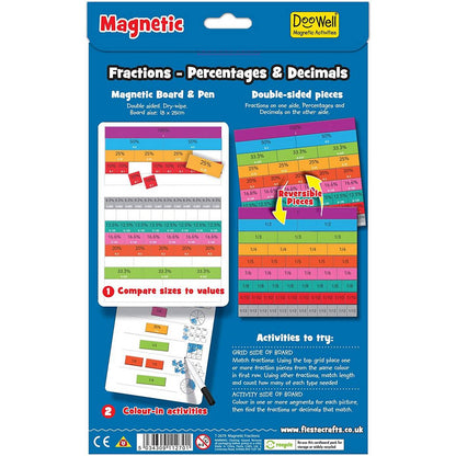 Magnetic Fractions with Percentages & Decimals