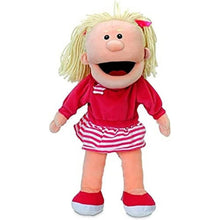White Girl Hand Puppet with Moving Mouth