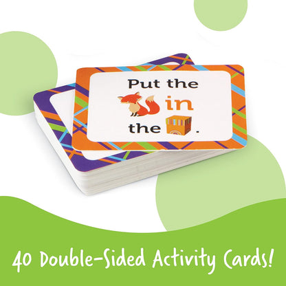 Fox in the Box Positional Words Activity Set