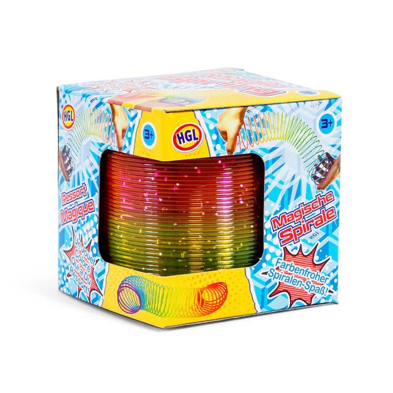 Round Magic Spring Slinky - Rainbow Colours
