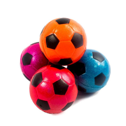 Rubber Sponge Mini Soccer Ball Set of  24