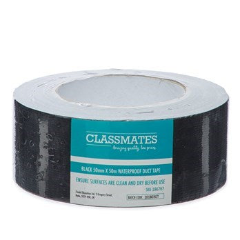 W/Proof Duct Tape 50Mmx50M Blk
