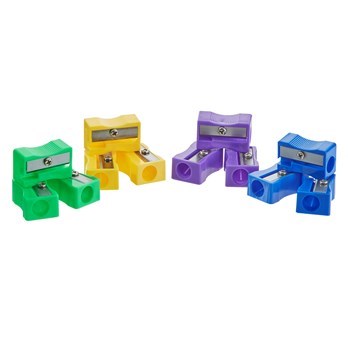 Classmates Plastic 1Hole Sharpener Pk100