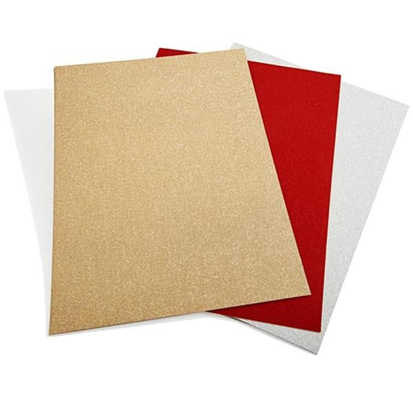 A4 Assorted Glitter Card 240Gsm (Pack Of 10 Sheets)