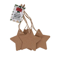 **Wooden Festive Decor - Star - Pack of 5