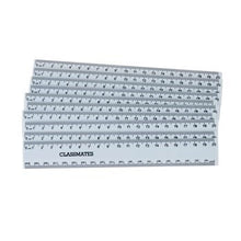 Shatterproof 20Classmates/Mm Ruler White P10