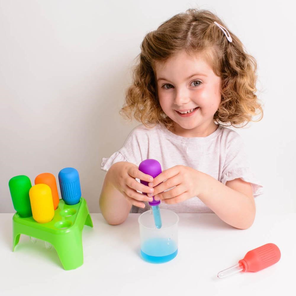 **Giant Pipettes In Stand - Set Of 6