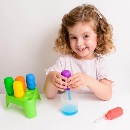 **Giant Pipettes In Stand - Set Of 6