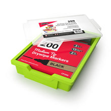 Show-Me 200 Medium Tip Pens, 6 Erasers & Show-Me Magix Cleaner In A Tray