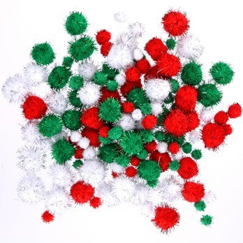 Classmates Christmas Pom Poms