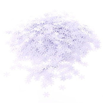 Classmates Snowflake Sequins - White