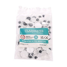 Peel And Stick Wiggle Eyes Pk100