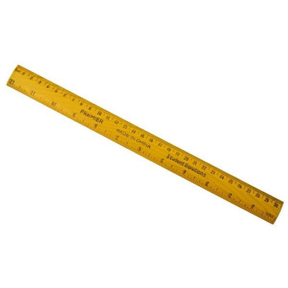 Student Solutions 12" Wooden Ruler Value Pack of 72