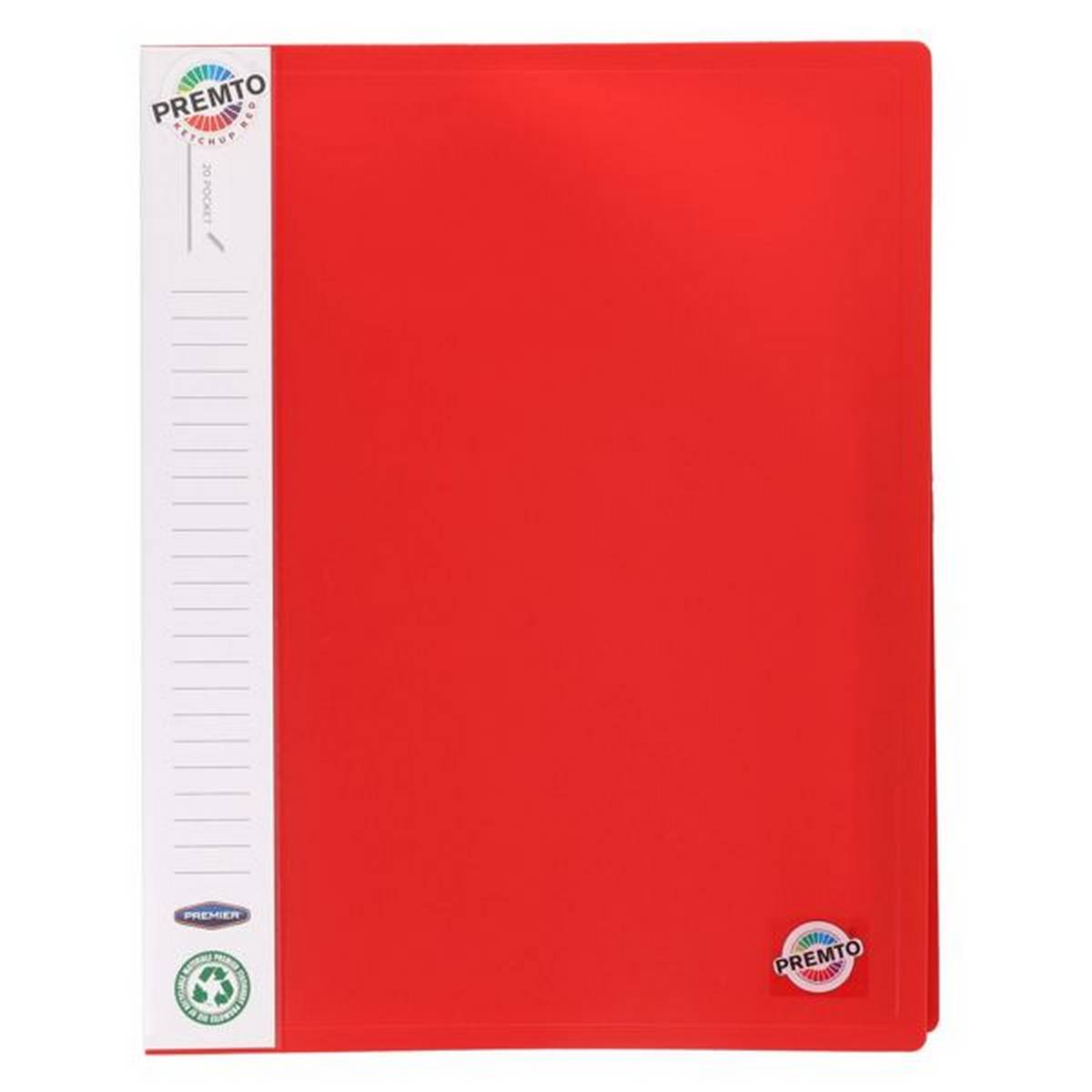 A4 Pocket Display Book 20 Pockets Pack Of 3