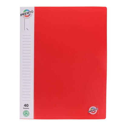Premto A4 40 Pocket Display Book Pack of 3