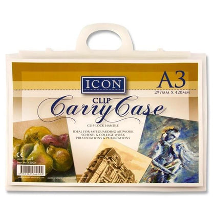 A3 Plastic Carry Folder With Handle