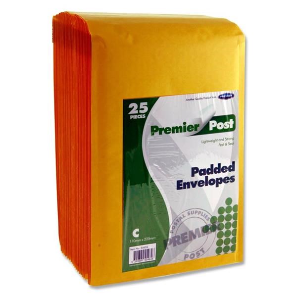**Premail Sealed Air Bubble Bags Size C 170X225mm