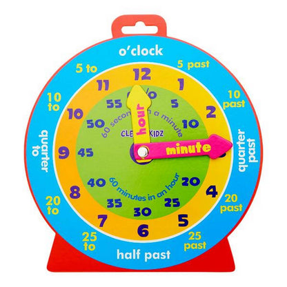 Clever Kidz 23cm Magnetic Clever Clock