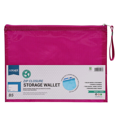 Concept B5 Mesh Storage Wallet