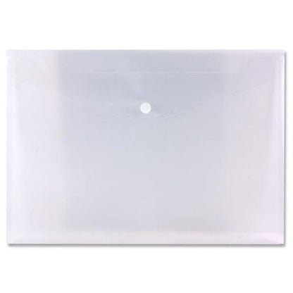 **Premier Pack Of 3 A4 Clear Button Wallets