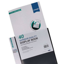 Concept A4 40 Pocket Presentation Display Book - Black