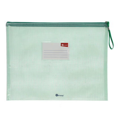 Premier Office Pack of 5 A4 Mesh Storage Wallets